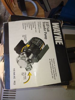 Wayne transfer pump