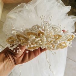 Bridal wedding Veil headpiece
