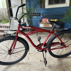 Completely new bicycle was only used once.
