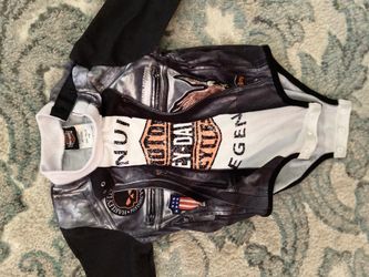 Harley Davidson baby onesie