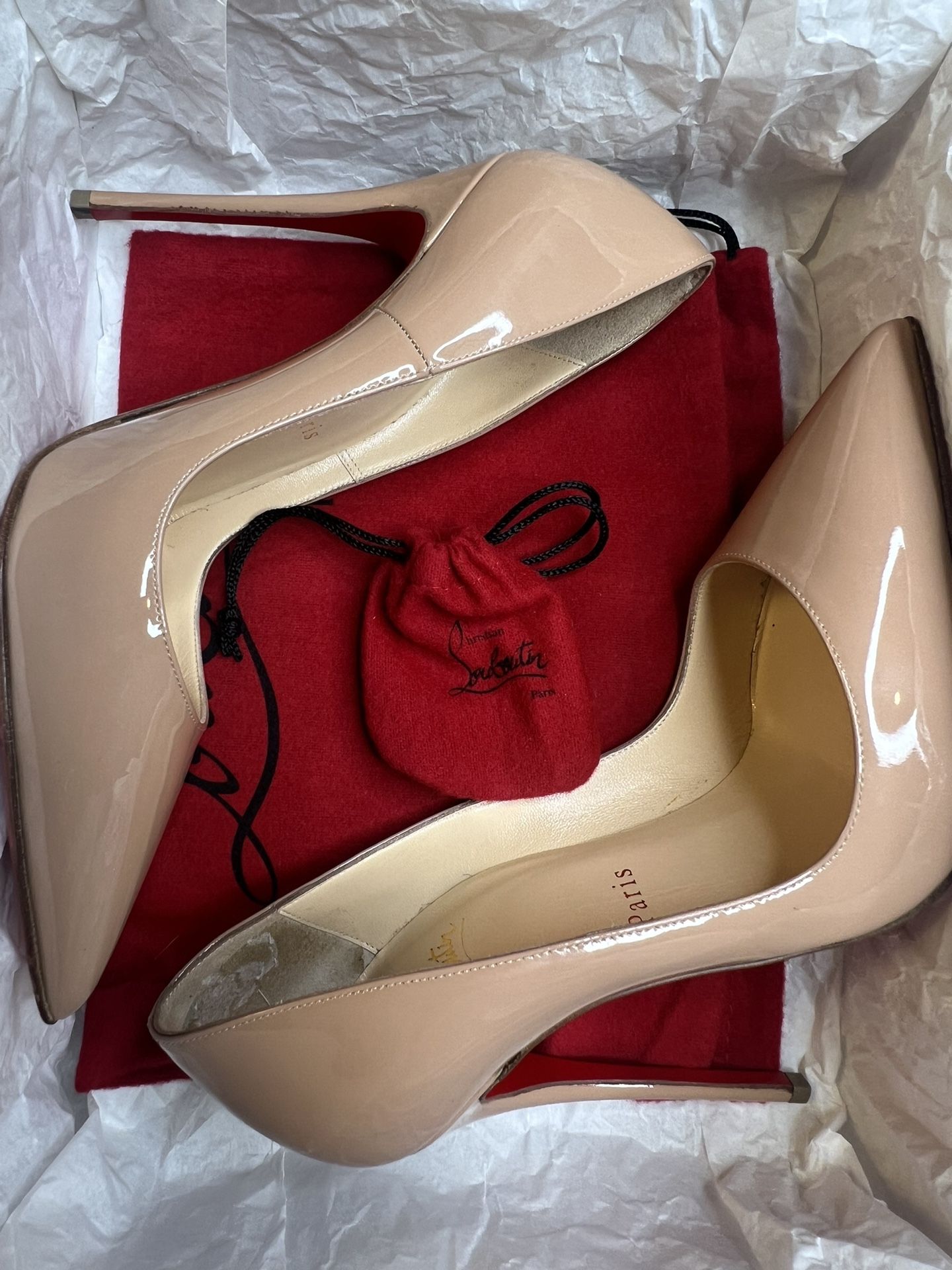 Christian Louboutin Pumps, Tan, 36