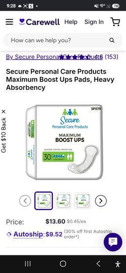 Maximum pads