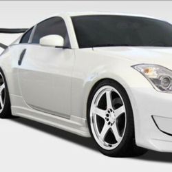 Rocker Panels Nissan 350z fairlady z33 Ams gt side skirts weekend sale Body Kit Bodykit Bodykits Body Kits Liquidation Sale 