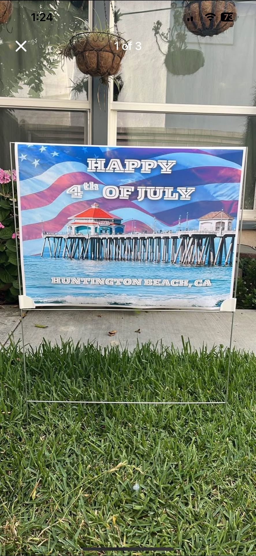 4th Of July Decorations Yard Sign