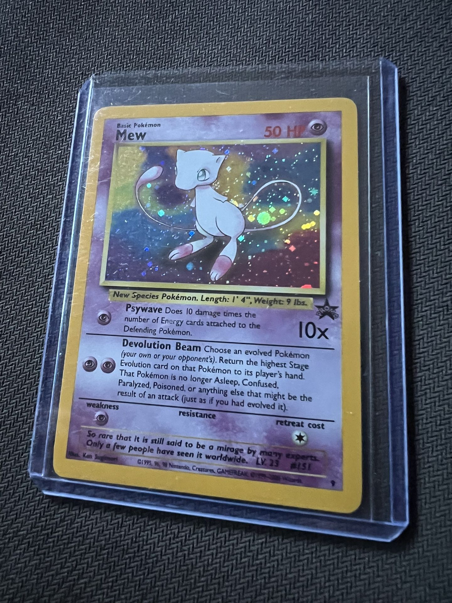 Pokemon Cards Mew Black Star Promo