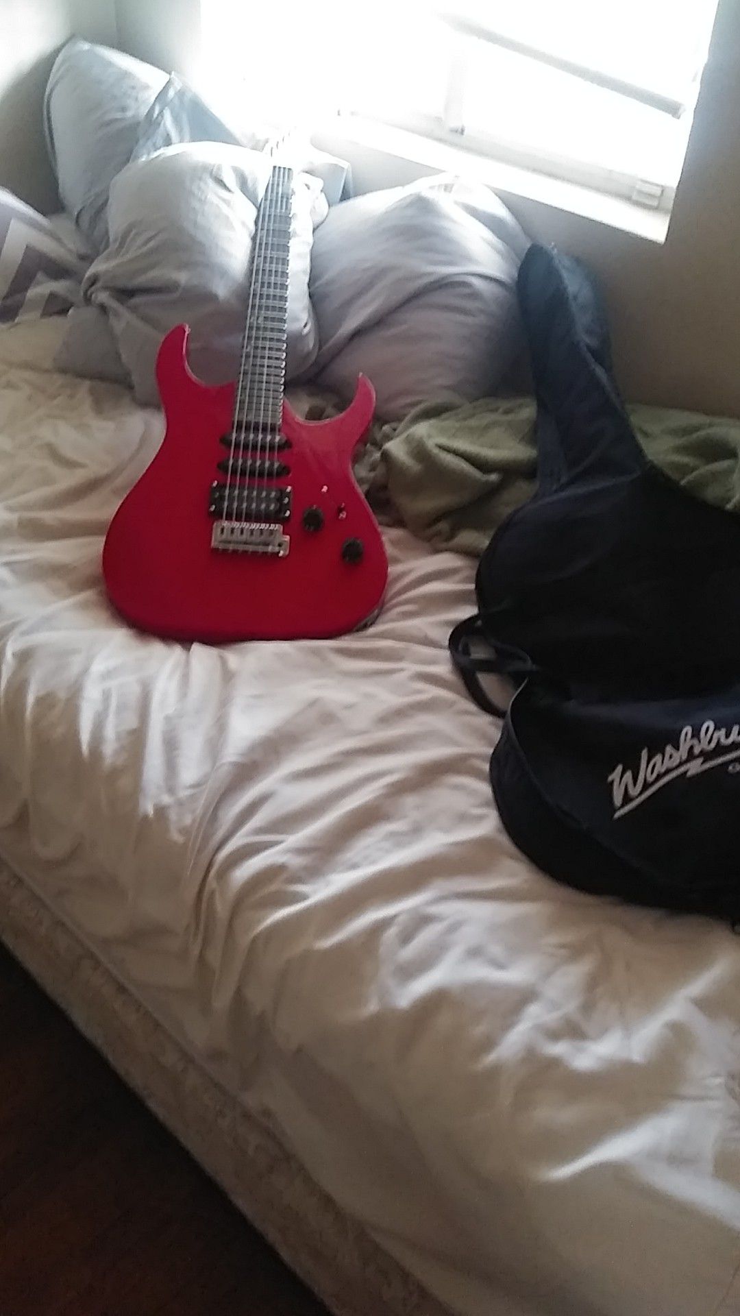Washburn rocker Series Guitar and bag