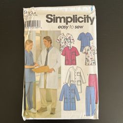 Simplicity Sewing Pattern L XL BB Easy To Sew 9334 Vintage 2000