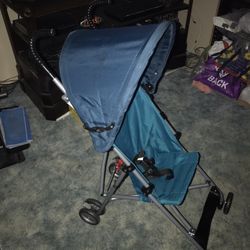 Like New Fold Up Stroller With Canopy Only $15 Firm