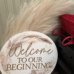 Welcome To Our Wedding Sign