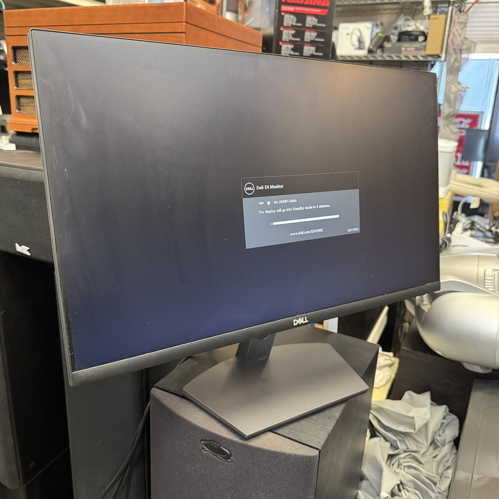 Dell - S2421NX 23.8" IPS LED FHD FreeSync Monitor with HDMI Cable Very Good Condition 