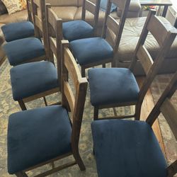 All Real Wood Dining Chairs - Like New