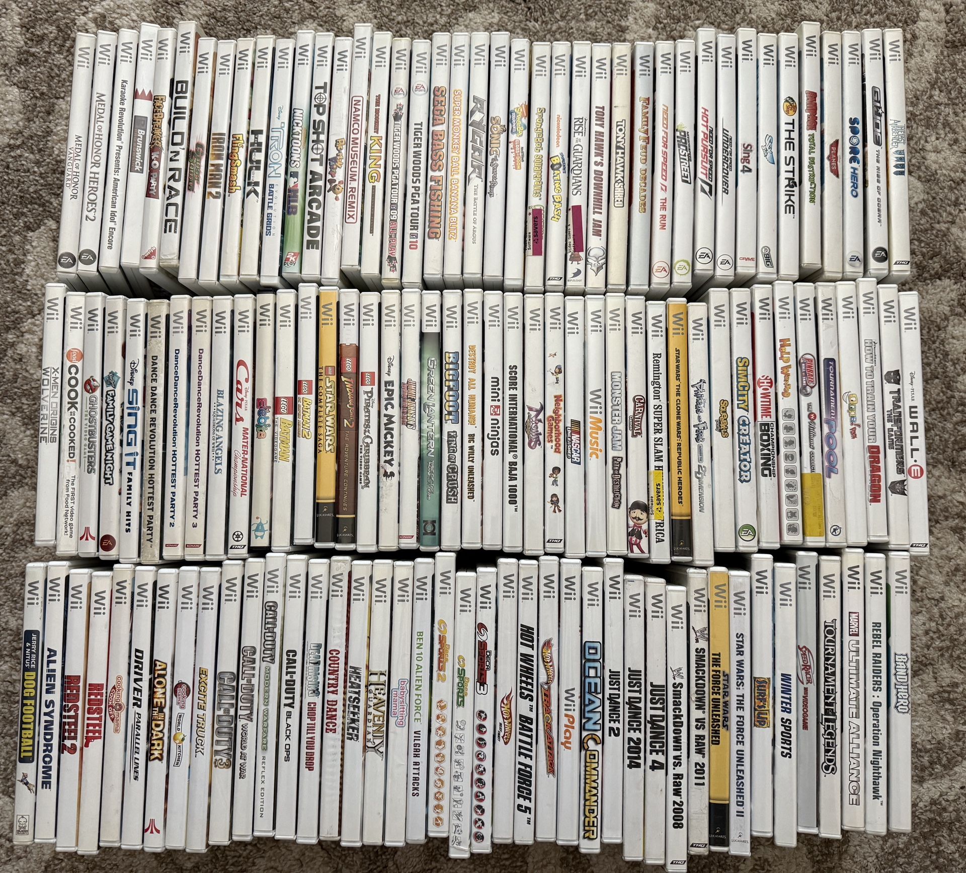 Nintendo Wii Games 10 Each