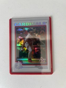 2004 Topps Chrome Albert Pujols Refractor Louis Cardinals #40