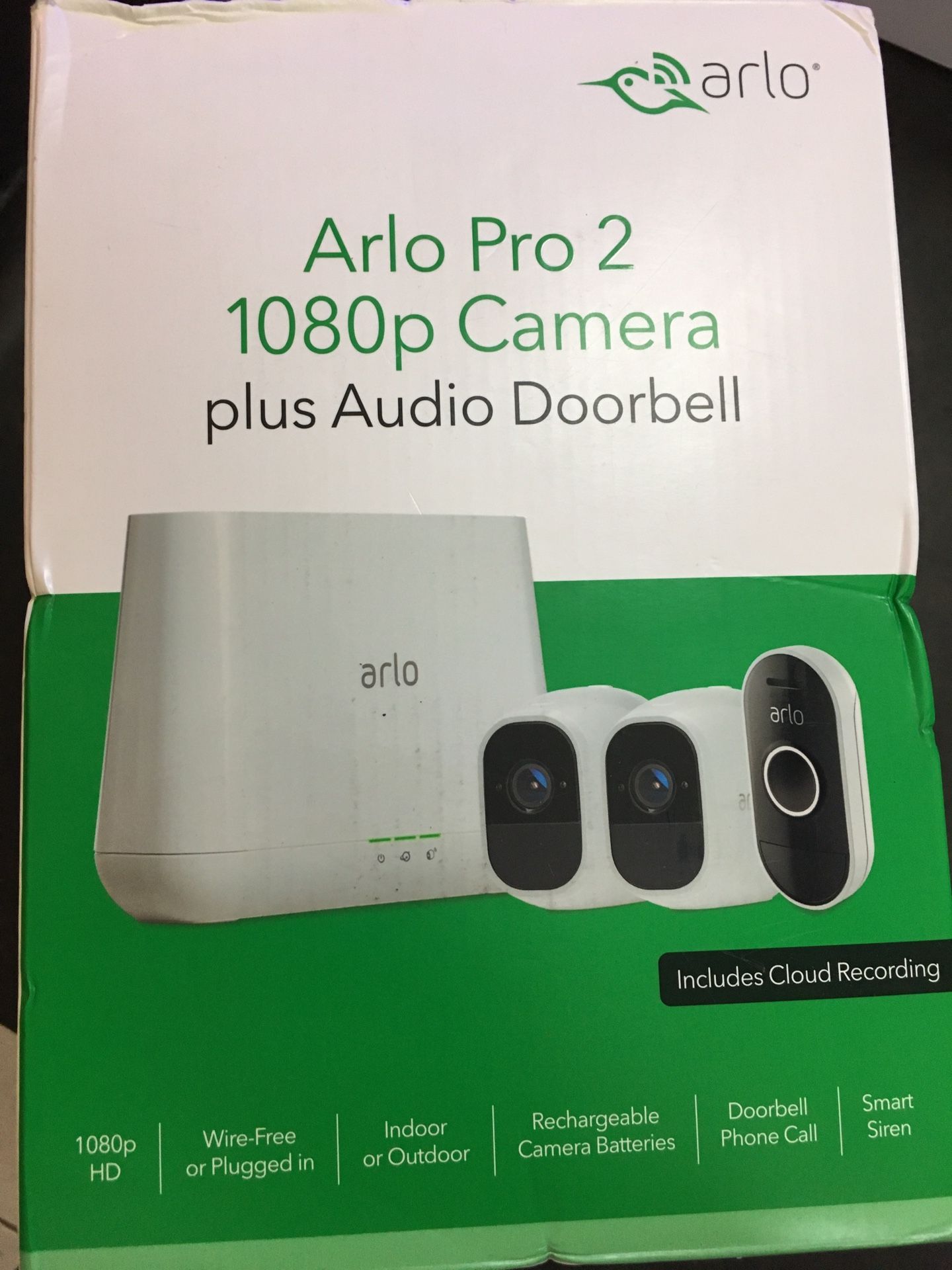 Arlo pro 2 security cameras