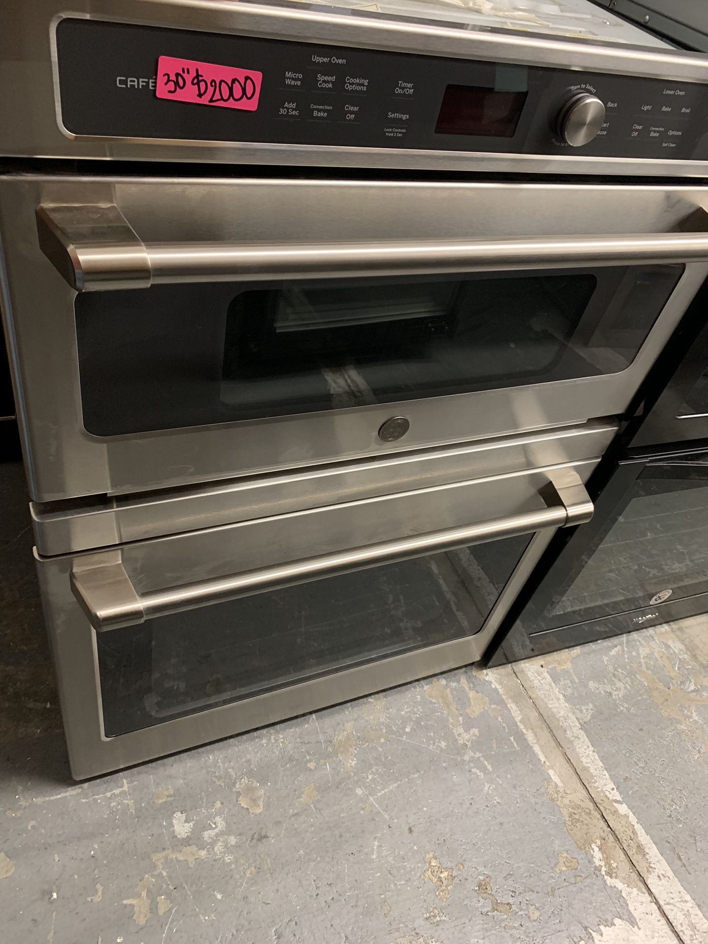 Ge 30” microwave oven combo