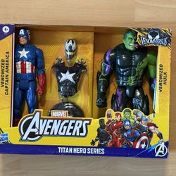 Marvel Avengers Titan Hero Series 12" Action Figures Venom Hulk Captain America