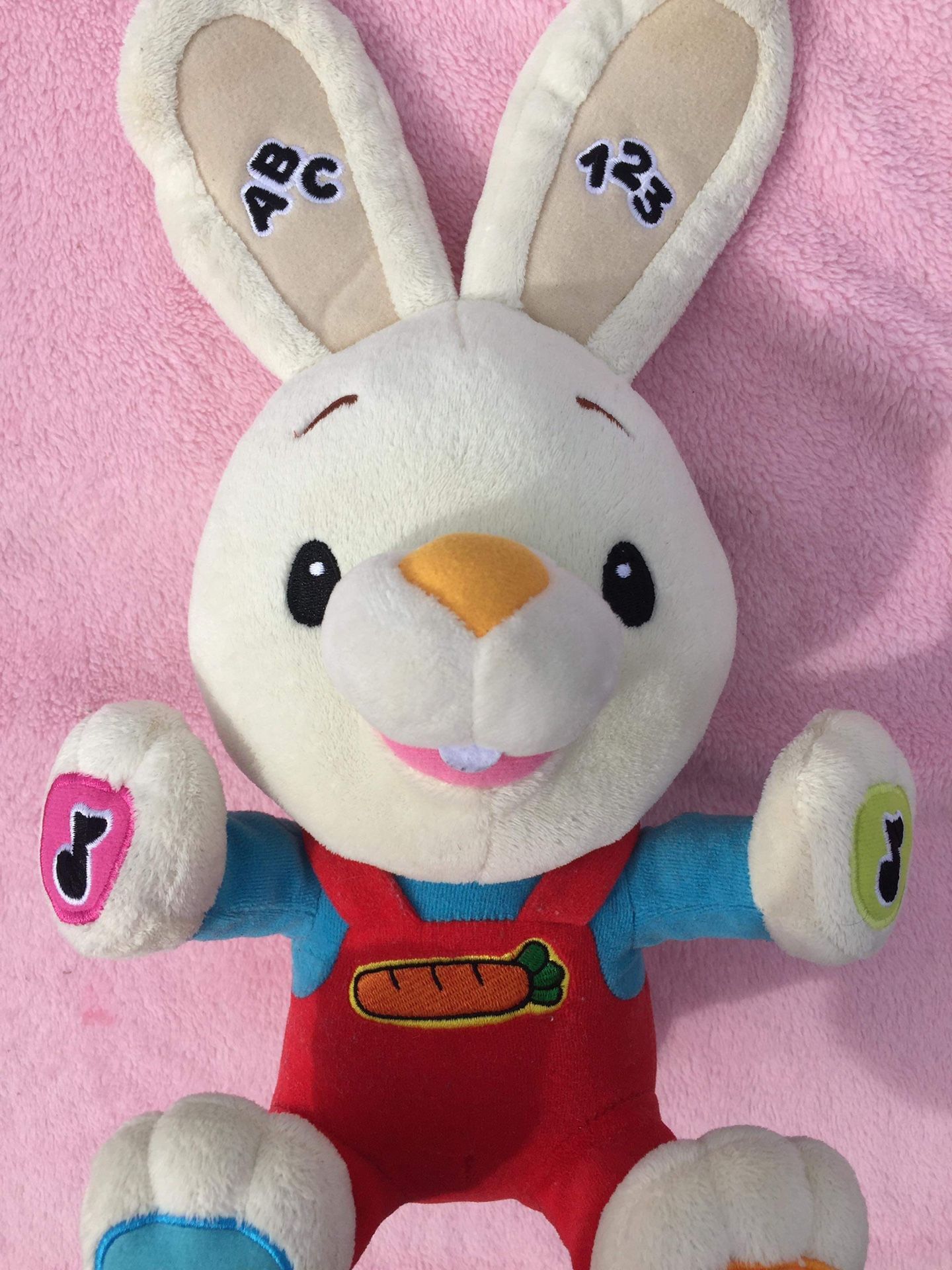 Harry the Bunny Interactive Toy Baby First TV – Play & Sing, Stuffed Animal Toy
