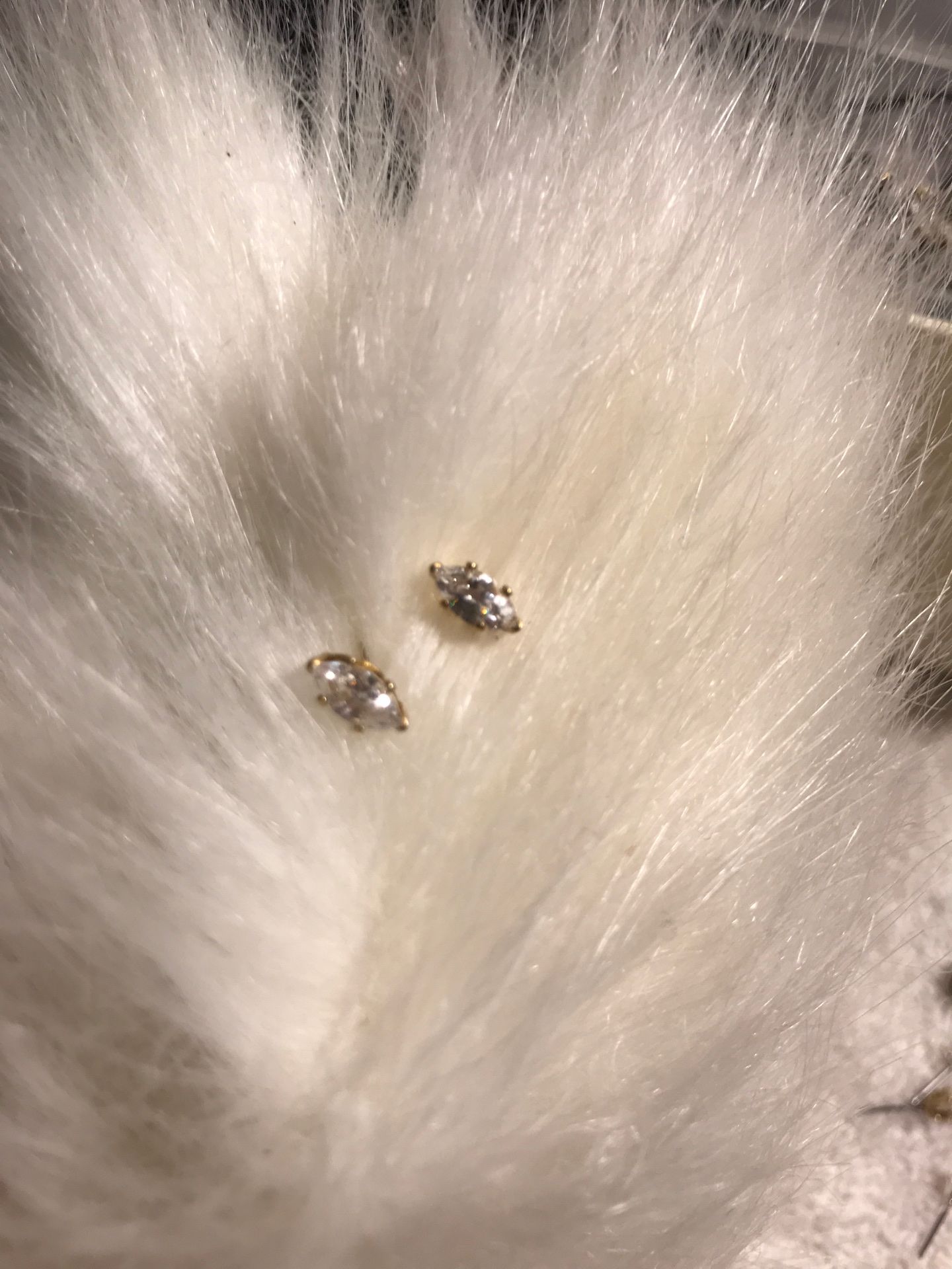 Silver earrings