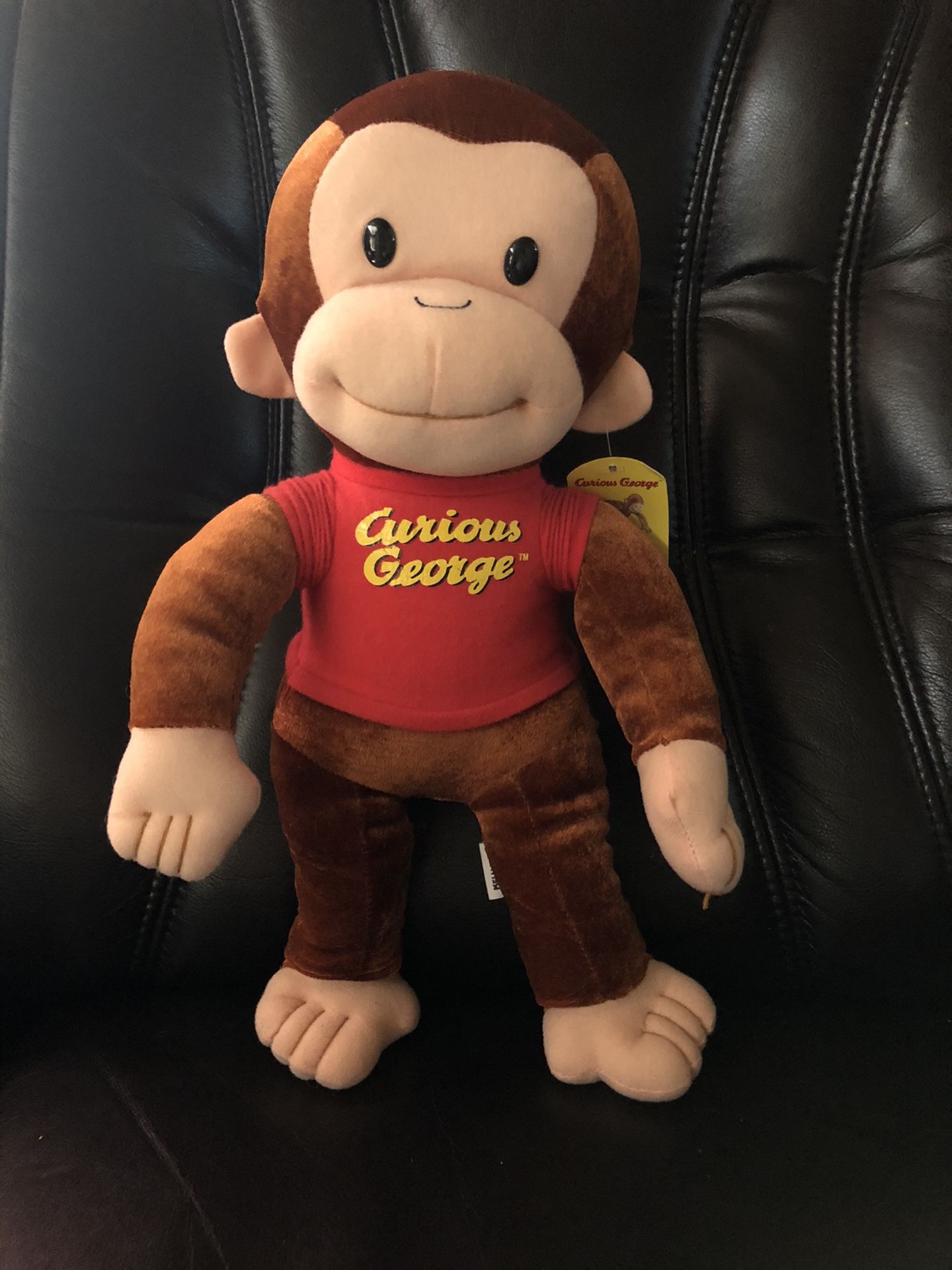 Kellytoy 16” Plush Curious George Monkey Doll