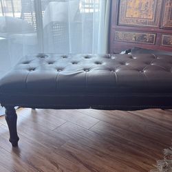 Beautiful leather bench!