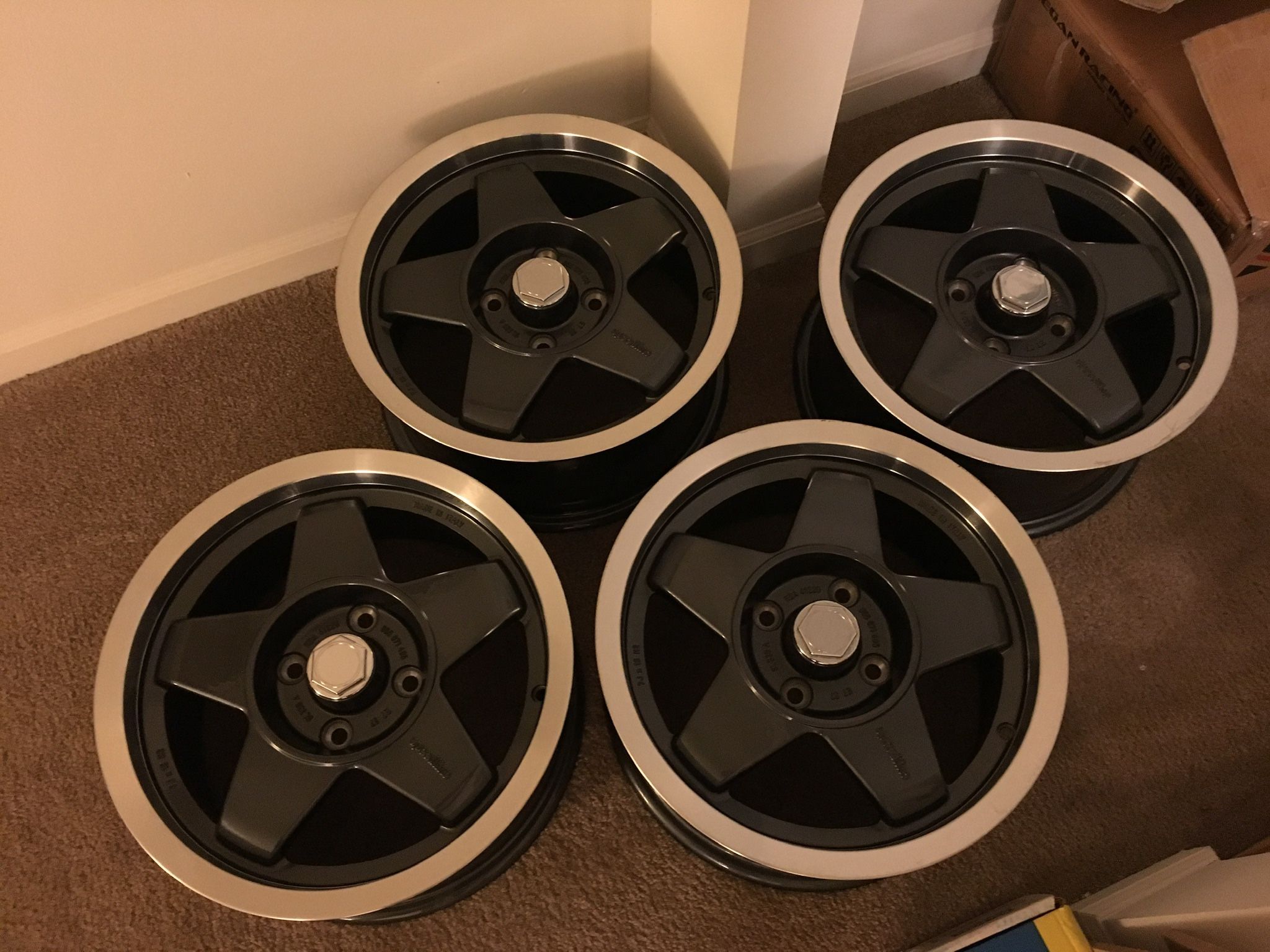 Speedline 15” 4x108 Audi VW Wheels NOS