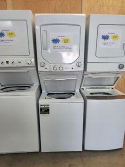 🇺🇸4th Of July Sale! 2023 GE 24inch Washer Dryer Electric Stack-Warranty Included