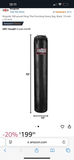 Ringside Boxing Muay Thai Heavy Bag