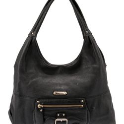Michael Kors Sort Leather Hobo Handbag 