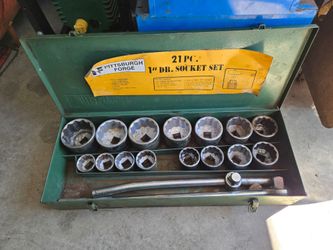 Pittsburgh Forge 1" Drive Socket 18 piece set