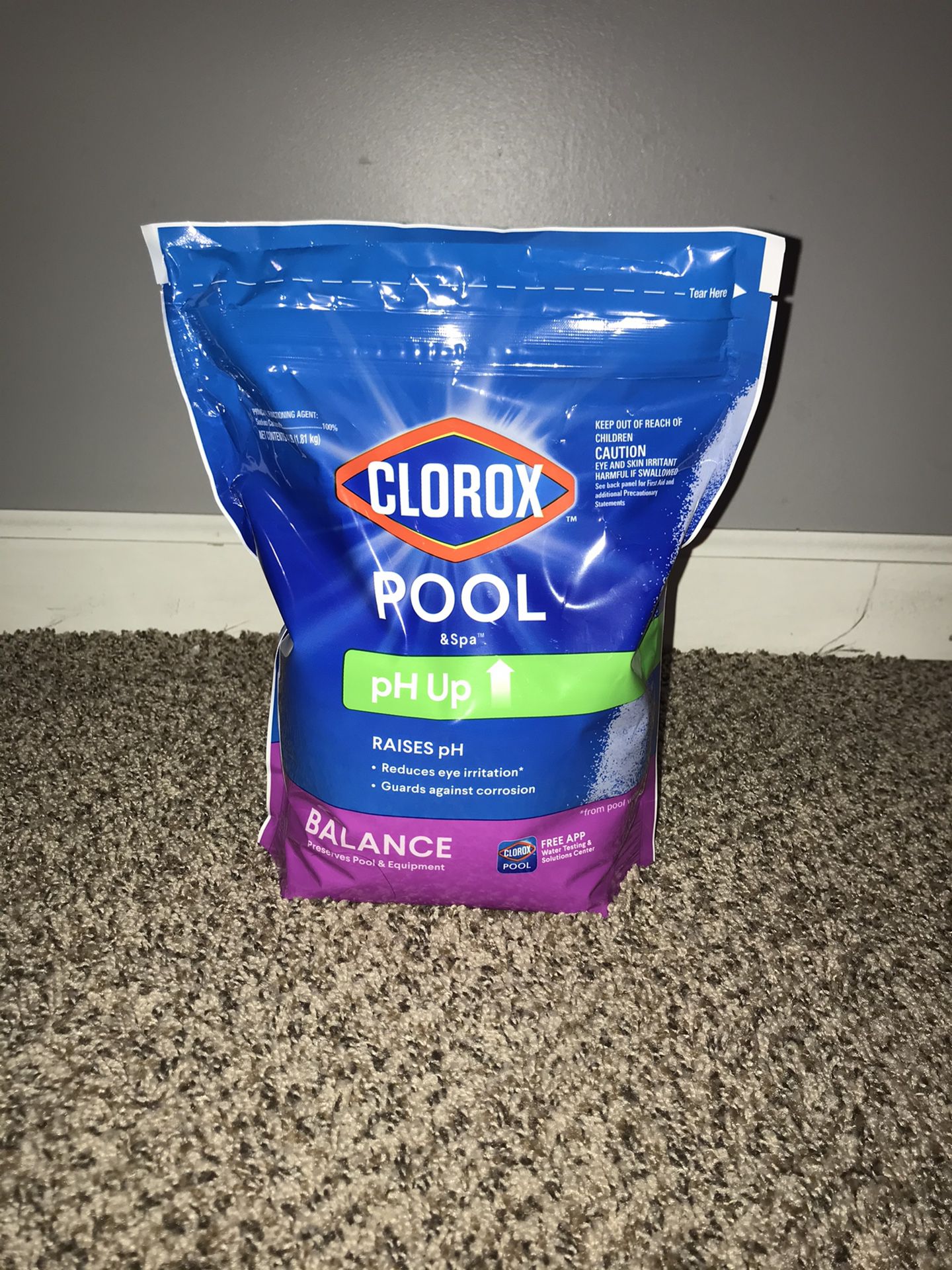 CLOROX Pool & Spa 12104CLX pH Up Bag 4lbs