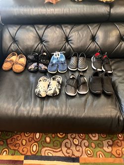 8 pair of shoes for boys size 9