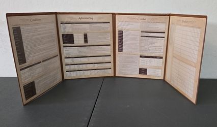 Hexers Game Master 4 Panel Screen For D&D