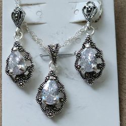 Earring+necklace Set
