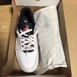 Men Nike Full Force Low Lifestyle Shoes White/Black/Pewter Sail FB1362-101 Sz 10