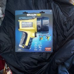 Braun 6000 Lumens Waterproof Rechargeable Spotlight