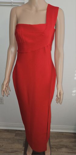 Red Off Shoulder Dress 