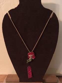Betsey Johnson Mermaid Necklace/Pin.