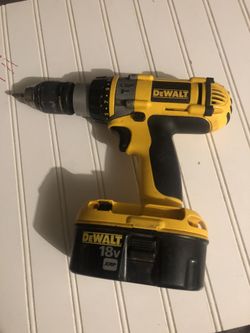 18v hammer drill and battery