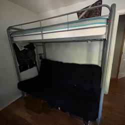 Twin Loft Bed With Futon