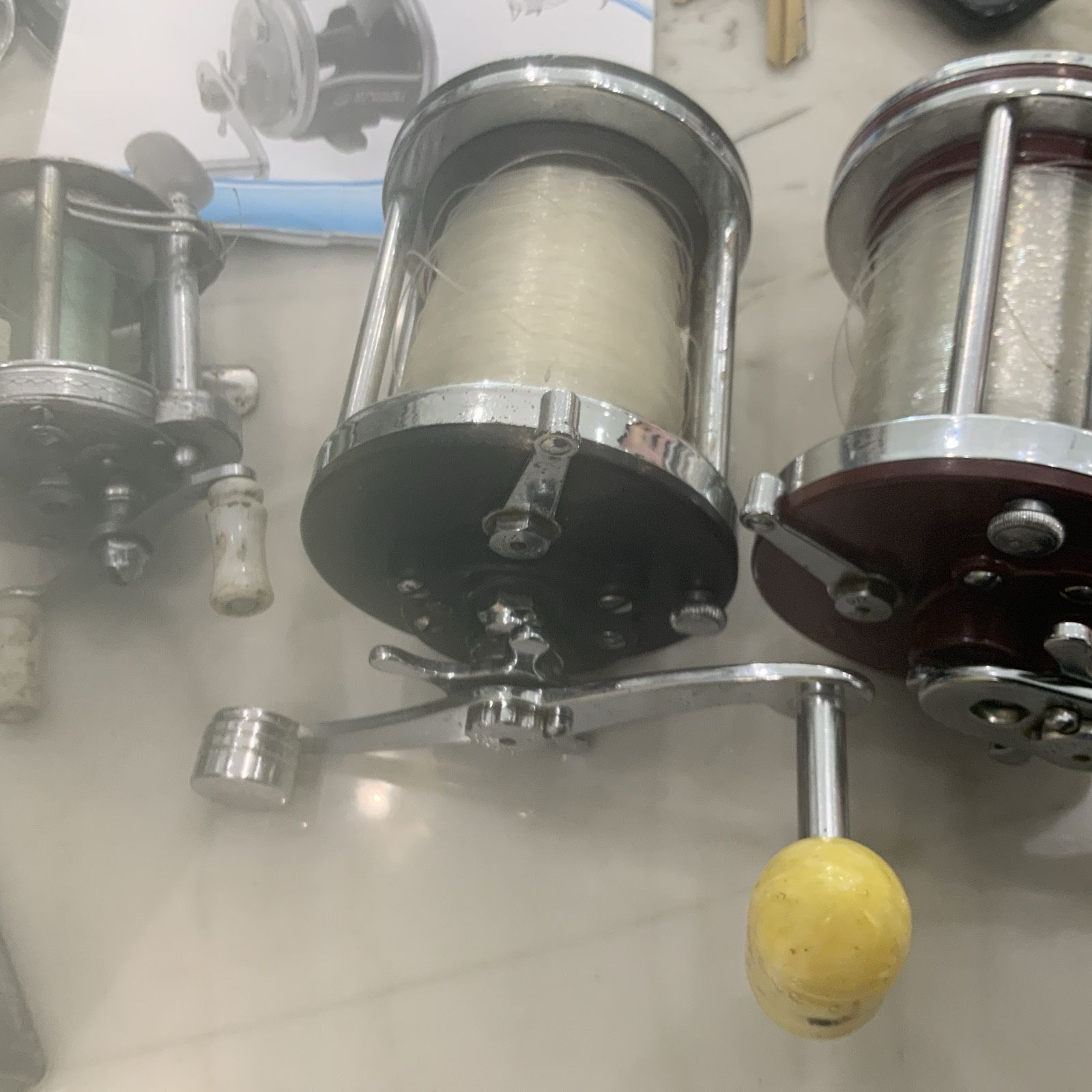 3 Reels Total. 2 Penn Senators And Pflueger Summit Reel. Vintage Collector Alert