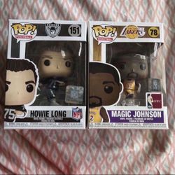 Funko pop Lakers Raiders 