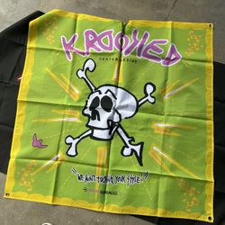 Krooked Skateboards / Mark Gonzales Flag
