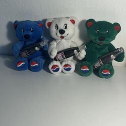 Vintage 2000’s Pepsi Plush Stuffed Animal 