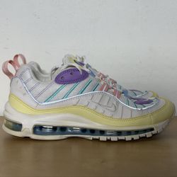 Nike Air Max 98 Easter Pastels Luminous Green Sneakers AH6799-300 Women's Size 9