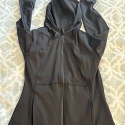 NWT WOMENS FULL ZIP UP WORKOUT RUNNING JACKET MEDIUM BLACK