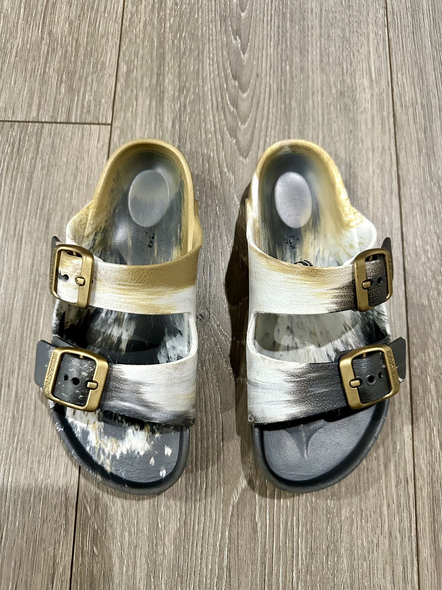 Birkenstock Arizona EVA Kids Size 29 EU Multi Metallic Gold