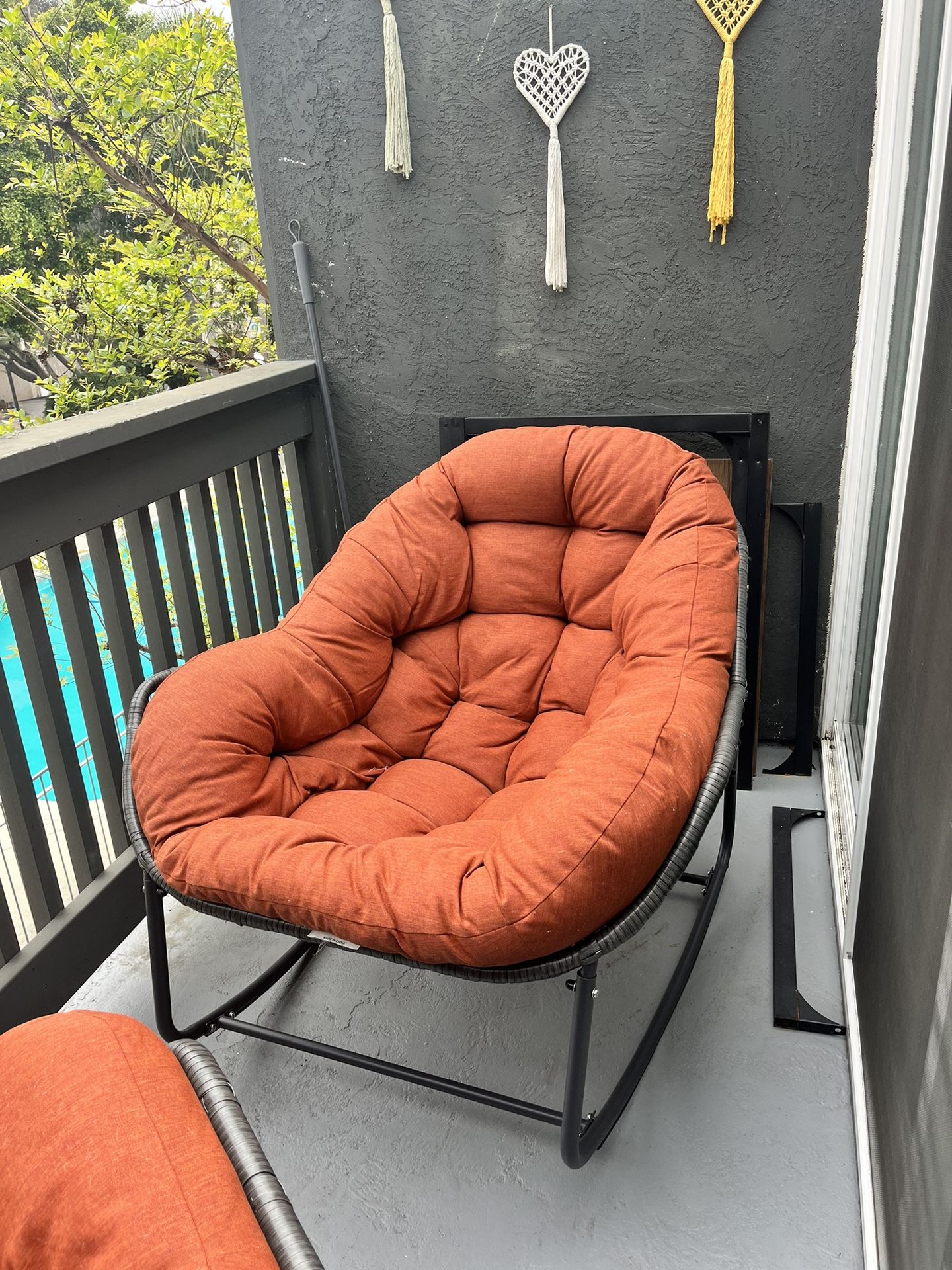 Papasan Rocking Chair 