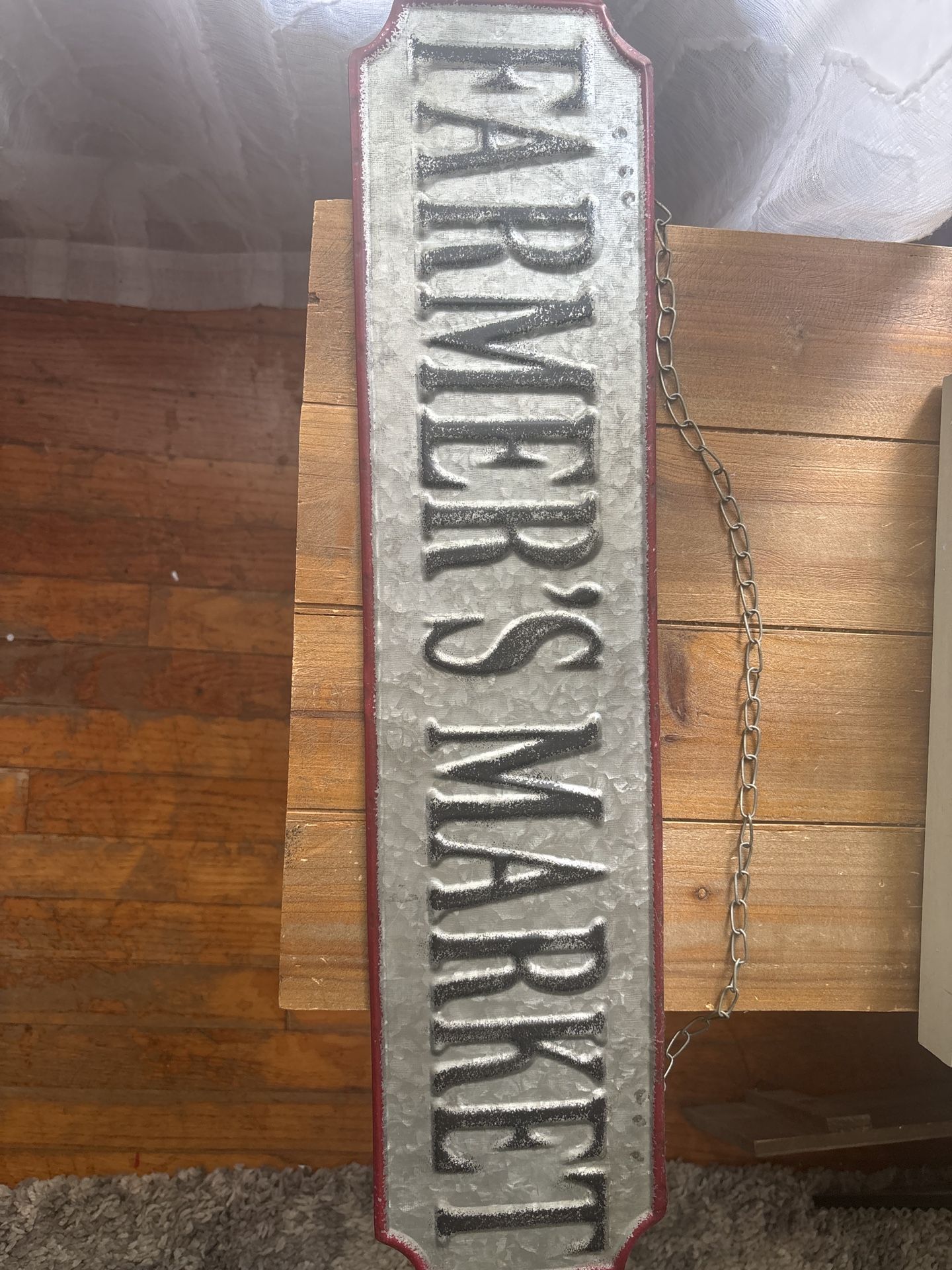 Farmers Market Sign
