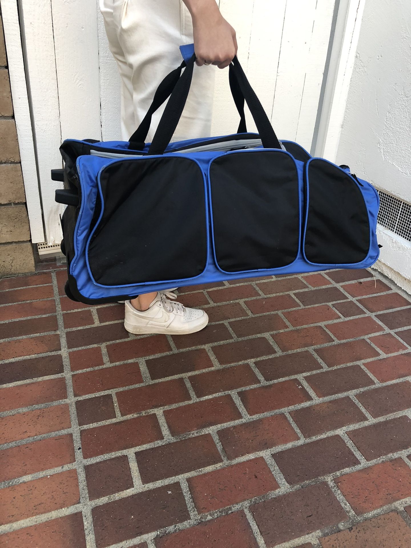 Rolling duffle bag / luggage - approx 28” long