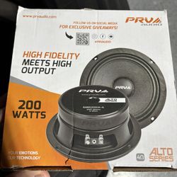 PRV Loud Speakers (2 Brand New)